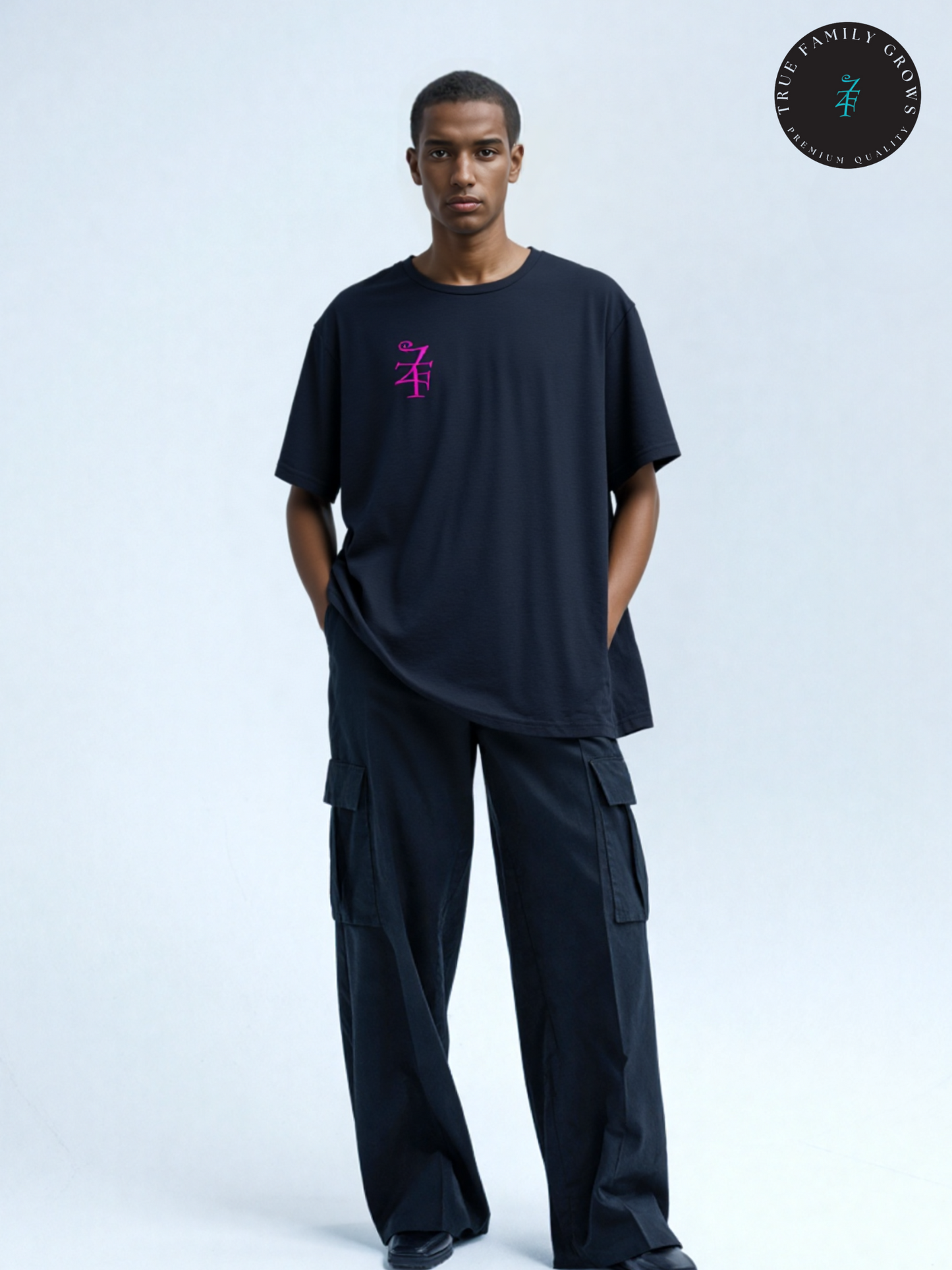 Black Azezel Shirt with dark purple Logo