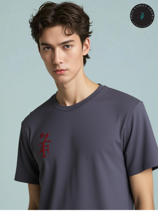 Dark Gray TFG Shirt with Red Logo