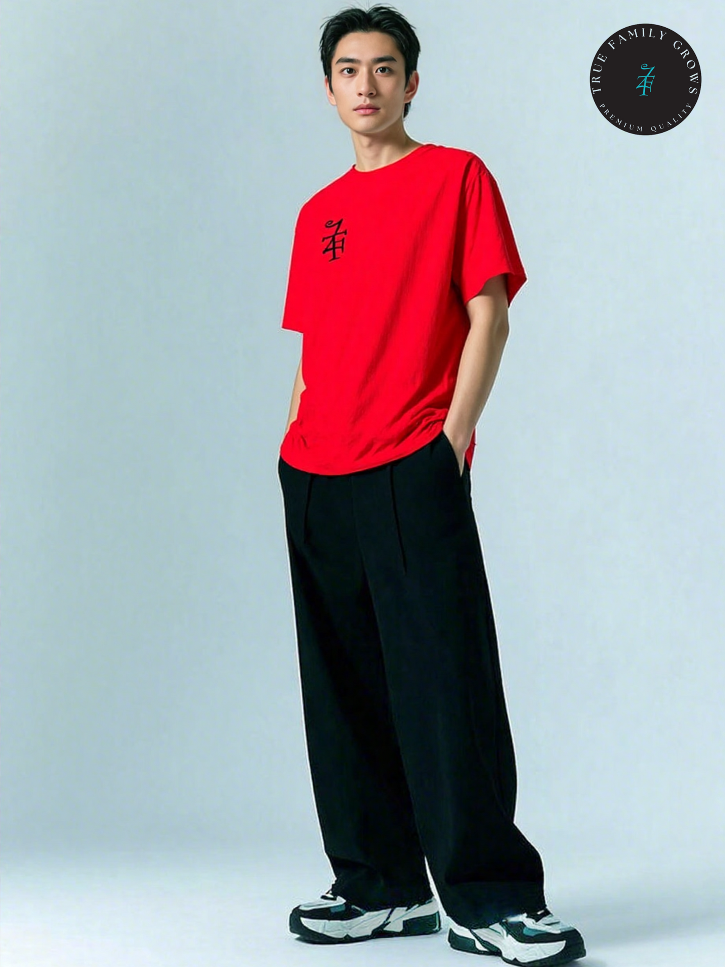 Red TFG Shirt with Black Logo