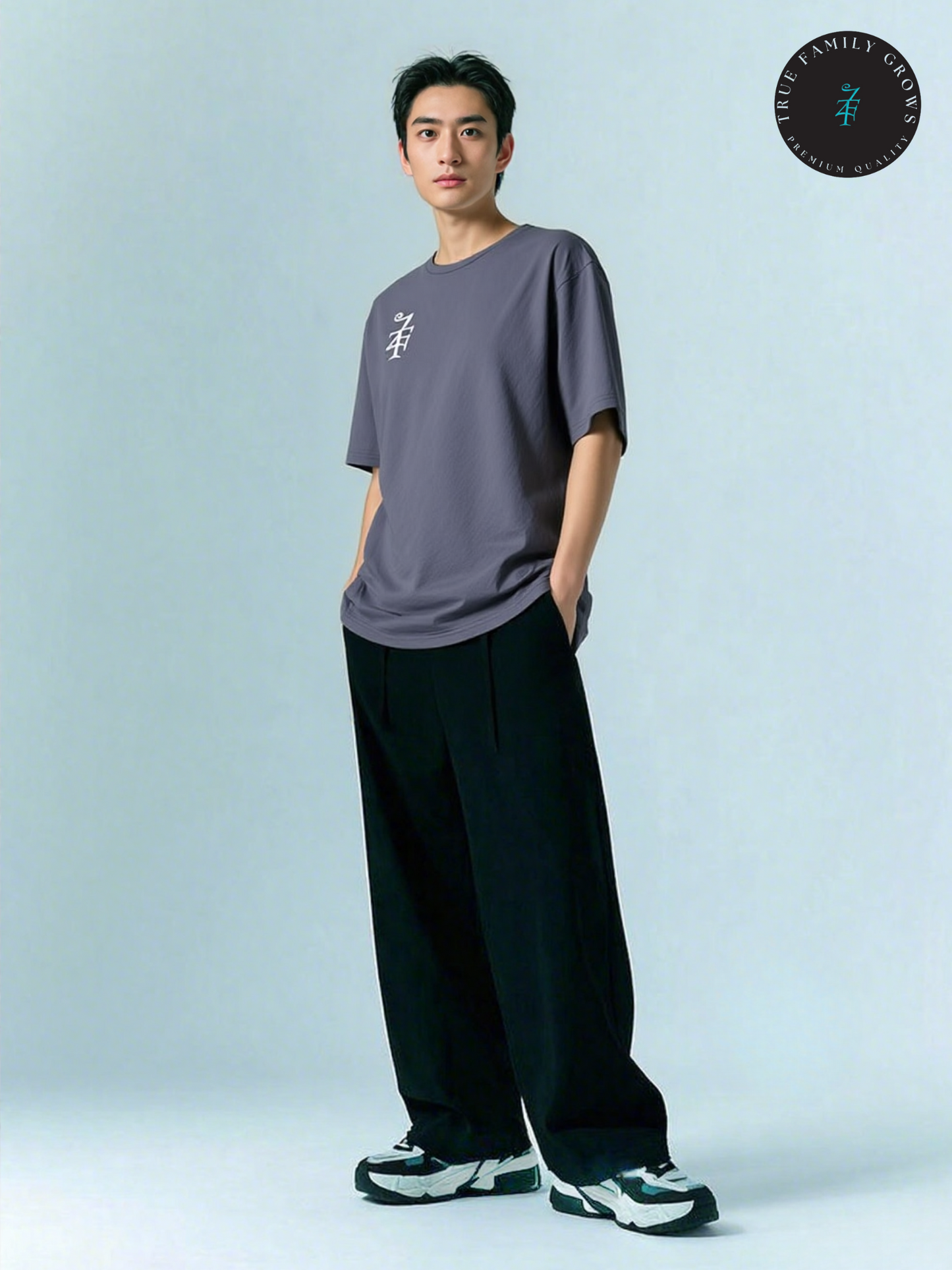 Gray TFG Shirt with White Logo