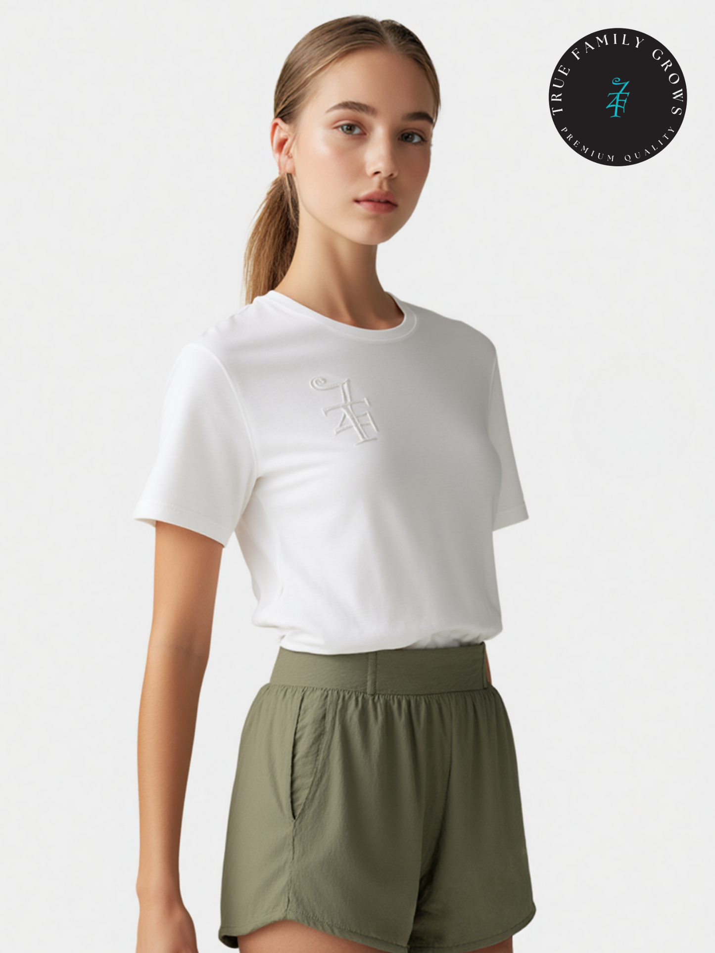 White Azezel Shirt with White Logo